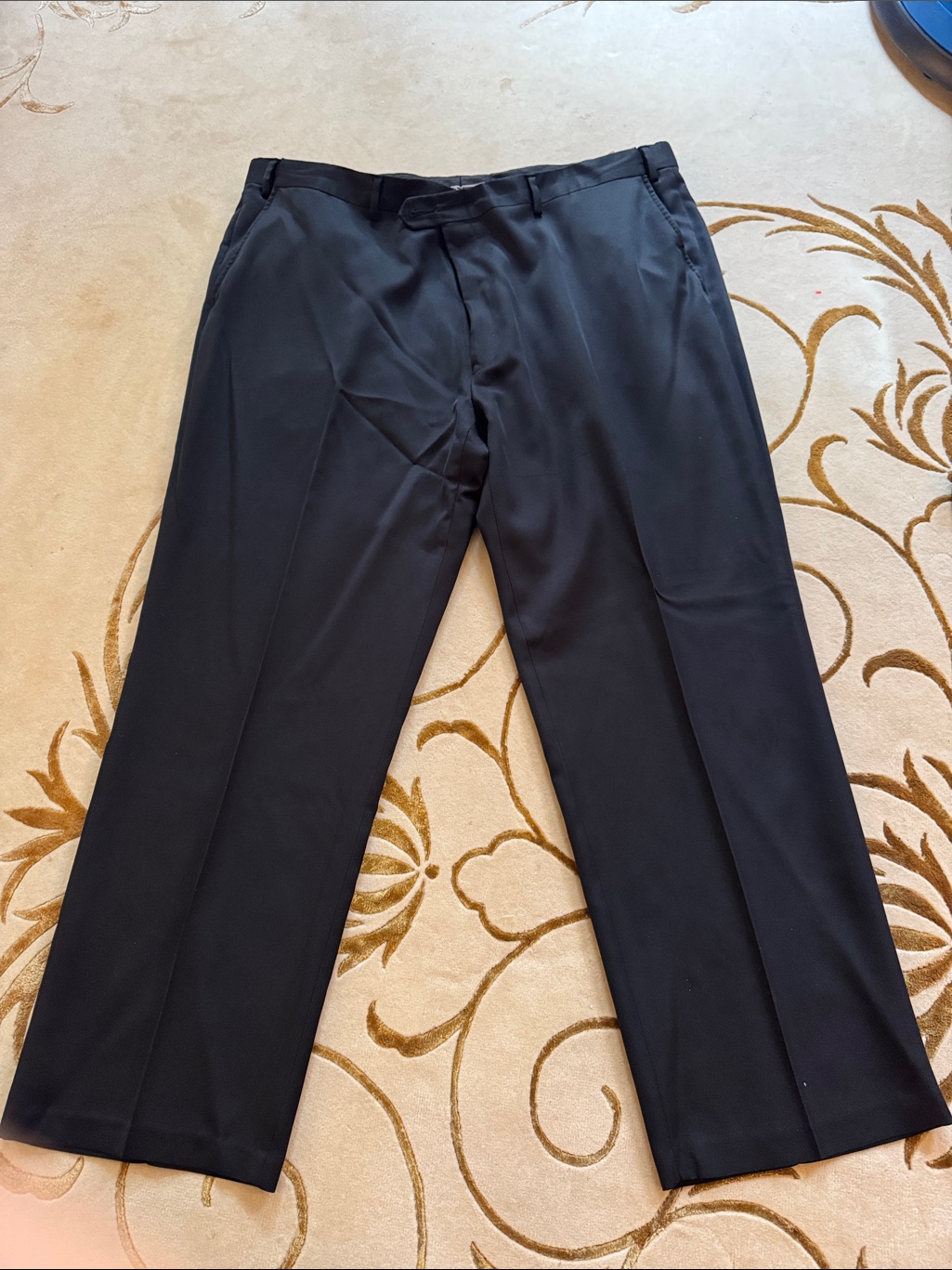 Jos A Bank Leadbetter Golf Black Polyester Pants Label